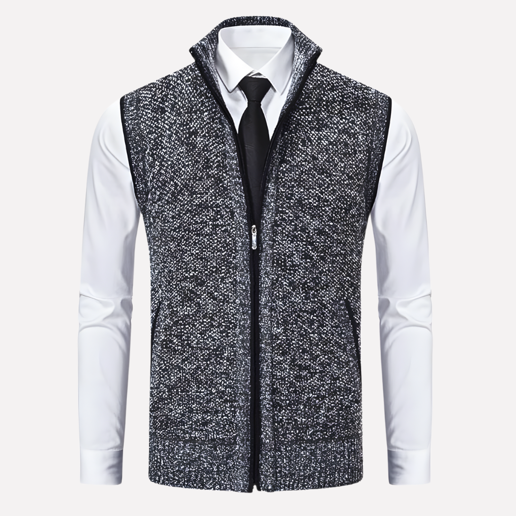 Gilet da Uomo con Zip Anteriore