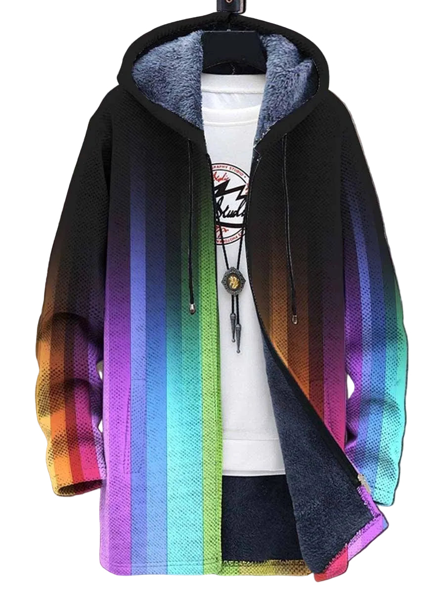 Giubbotto Retro Colorblock per Uomo