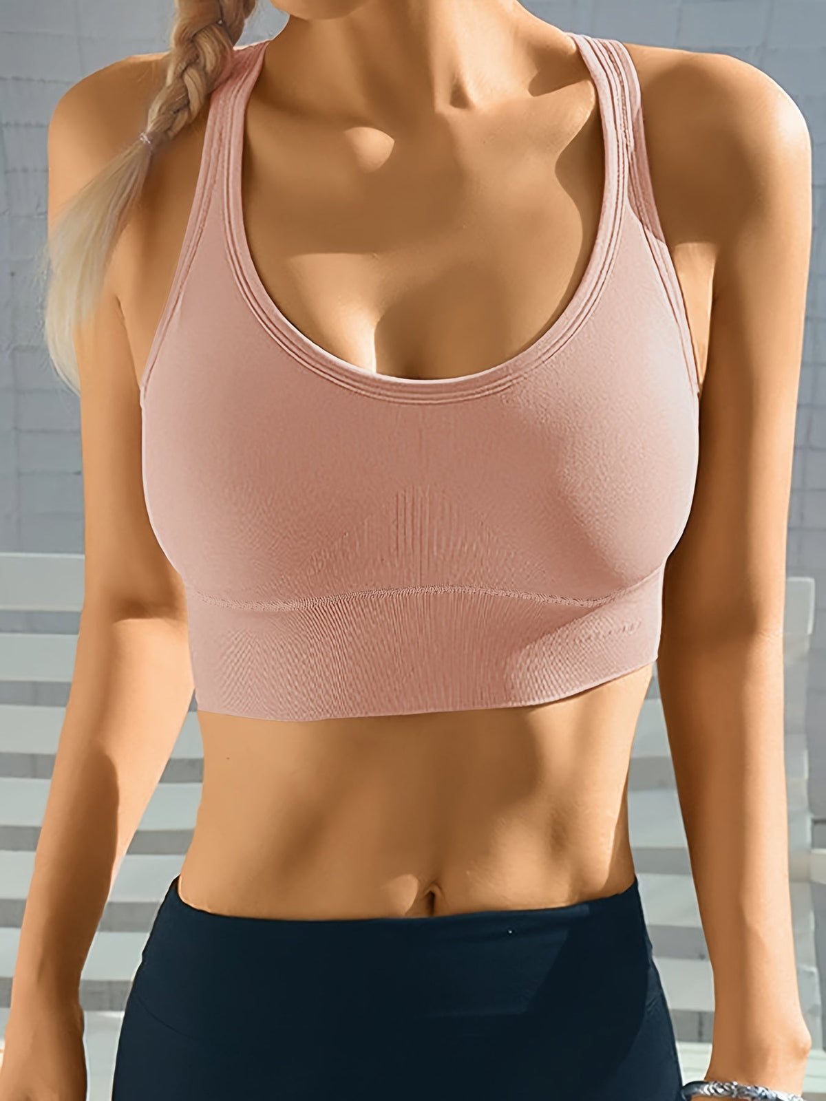 Reggiseno Sportivo Senza Fili - Traspirante e Antiurto