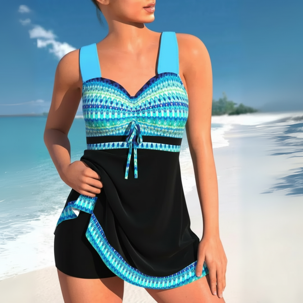 Costume da Bagno Ruche Stile Azteco per Donna
