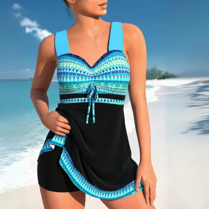 Costume da Bagno Ruche Stile Azteco per Donna
