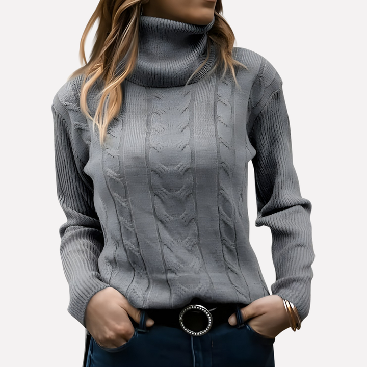 Maglione a Collo Alto da Donna – Stile Quotidiano Relaxed