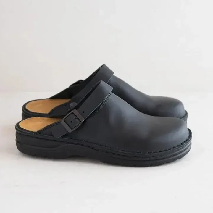 Zoccoli slip-on in pelle unisex
