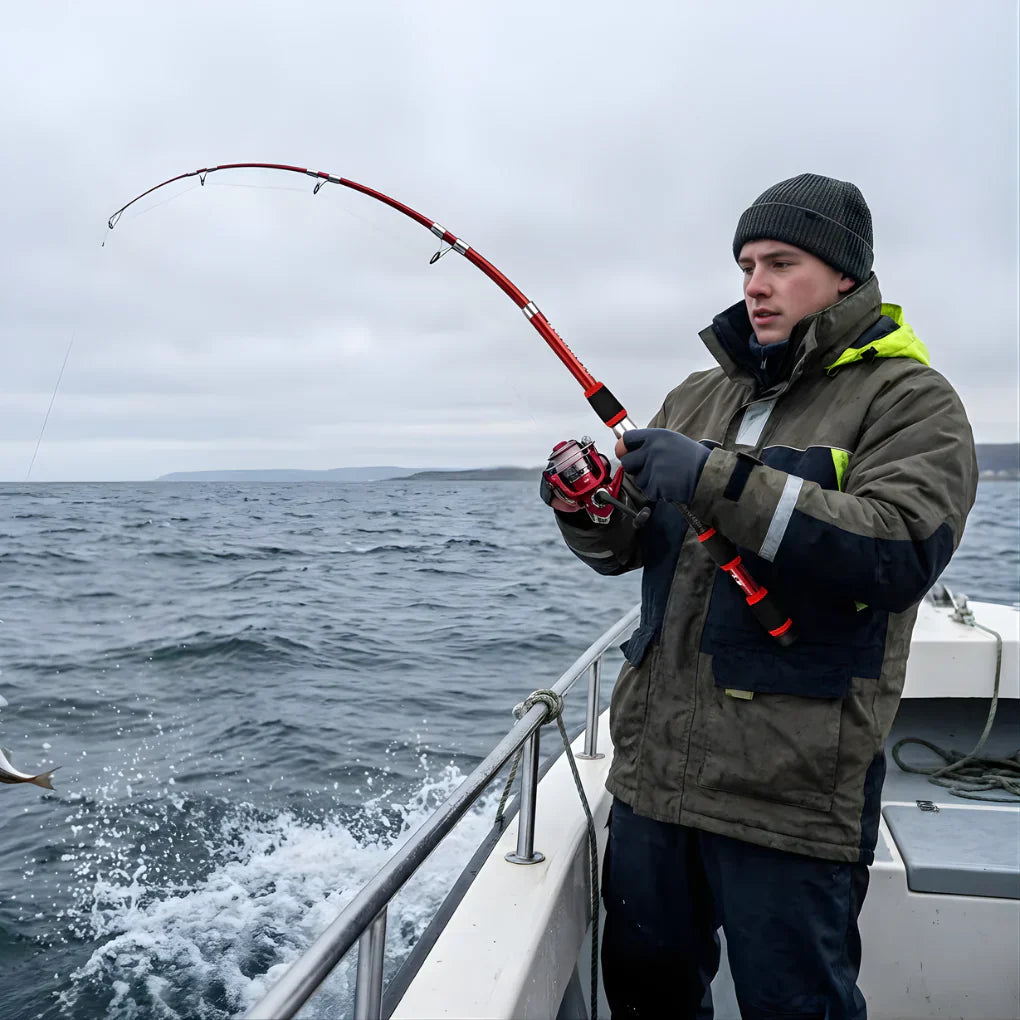 Combo Canna e Mulinello per Pesca sul Ghiaccio