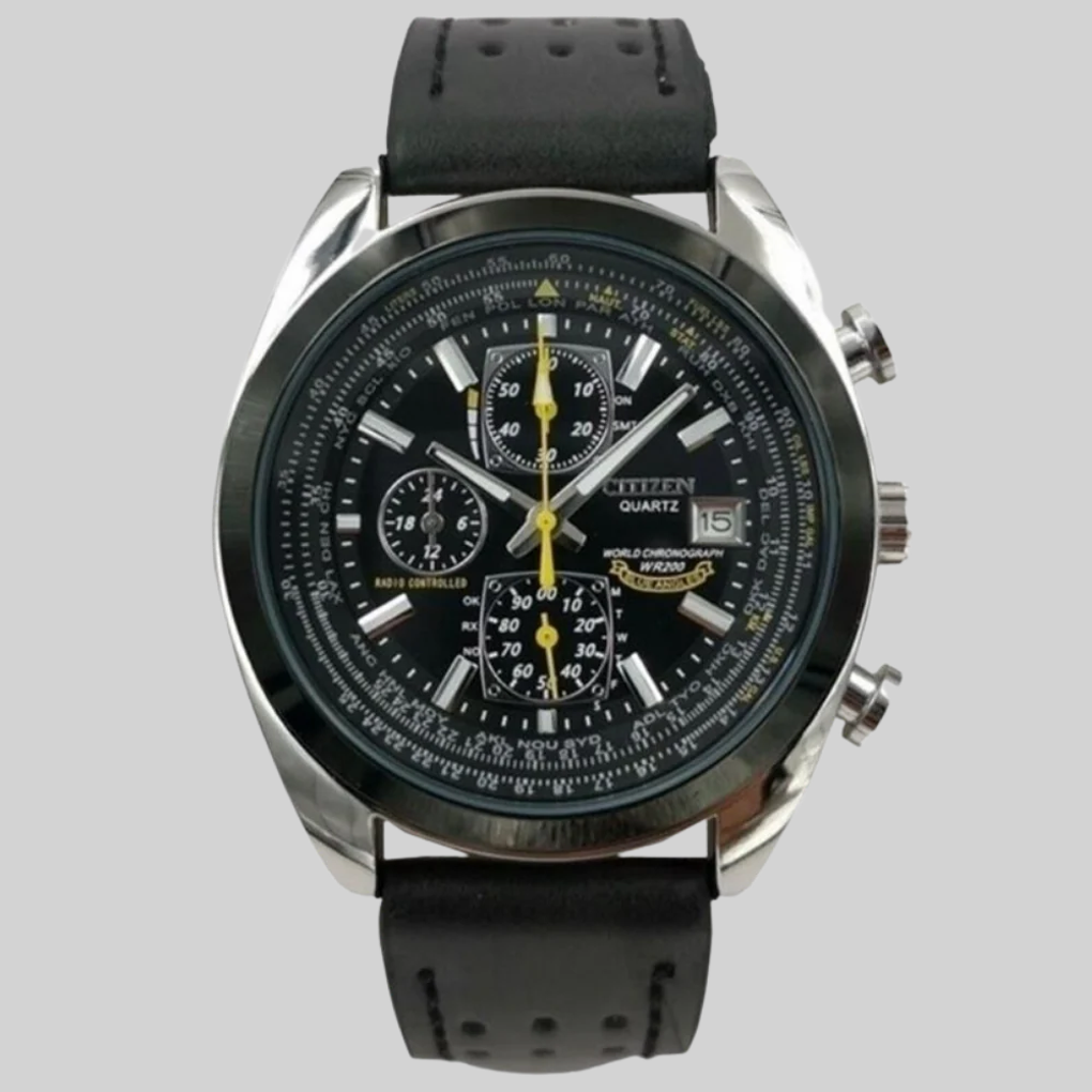 Orologio al Quarzo da Uomo – Stile Sleek con Design Pronto per l'Acqua
