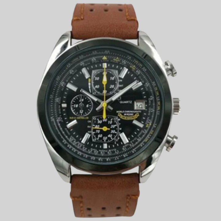 Orologio al Quarzo da Uomo – Stile Sleek con Design Pronto per l'Acqua