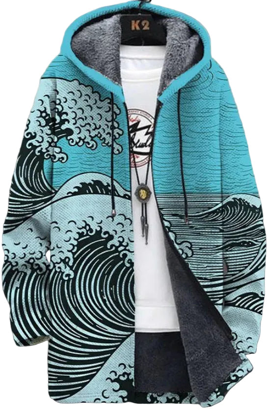 Giubbotto Retro Colorblock per Uomo