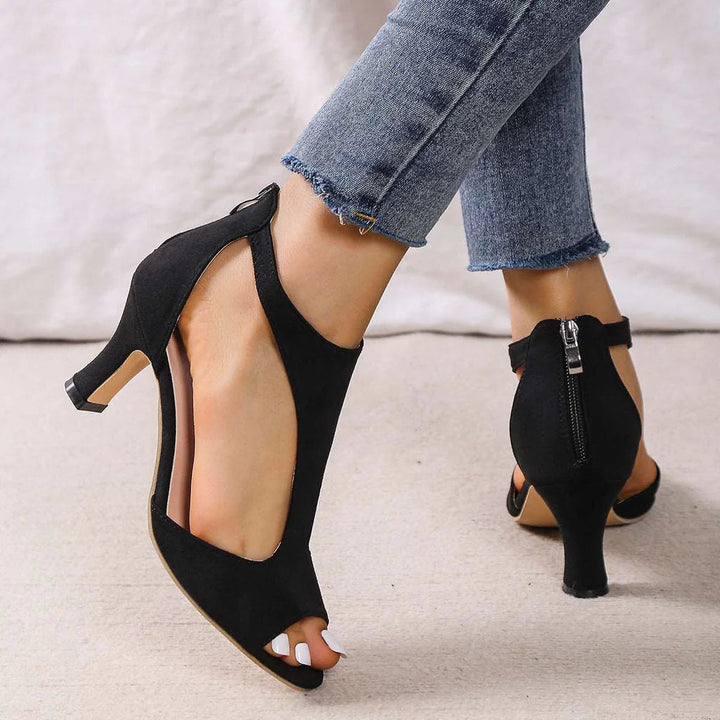 Sandali eleganti con tacco da donna