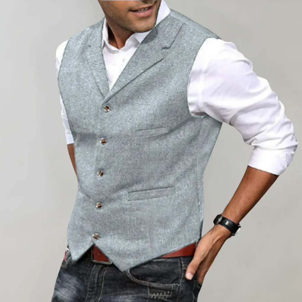 Gilet Elegante da Uomo – Strato Raffinato per Look Formali