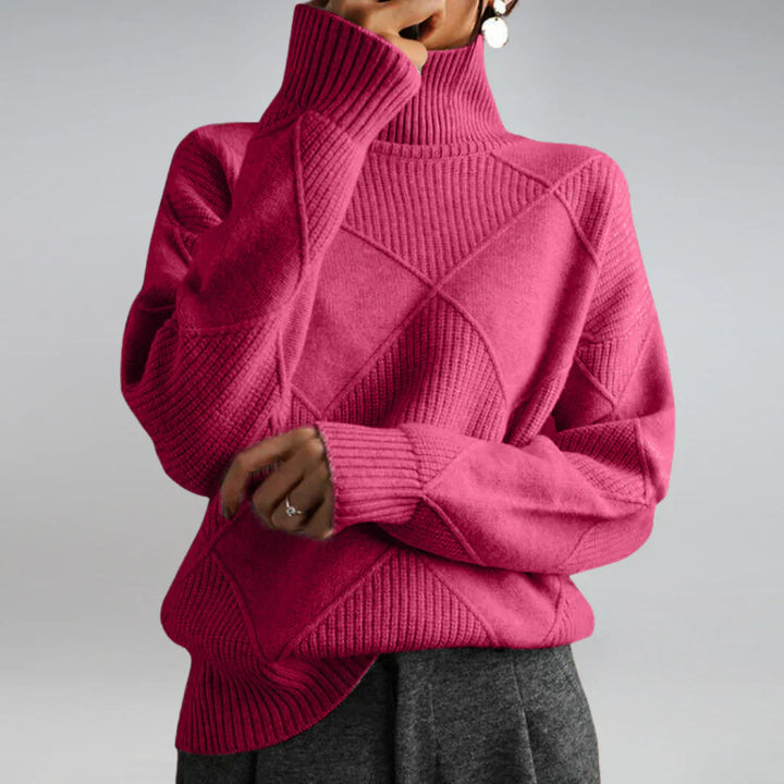 Maglione Collo Alto da Donna – Maglia Morbida con Fascino Classico