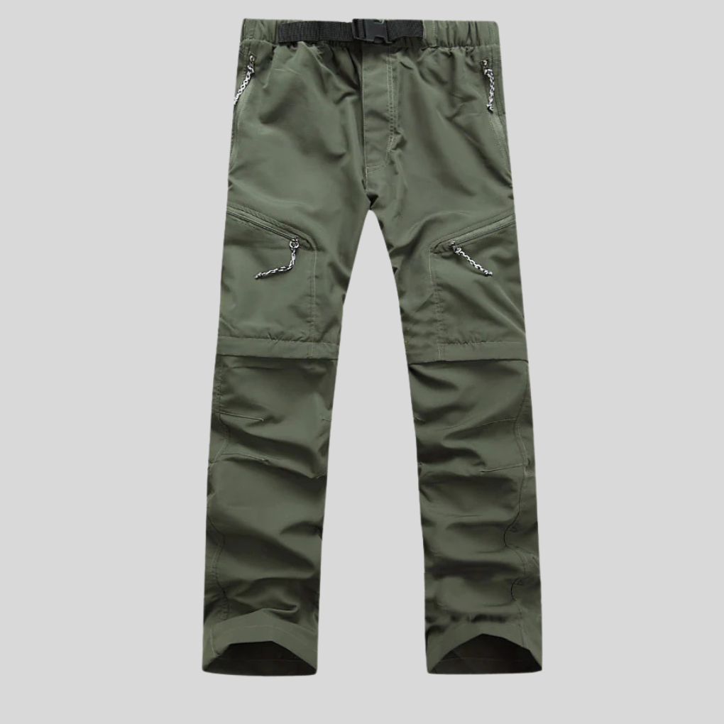 Pantaloni da trekking 2-in-1 per uomini – Stile rugged con funzione convertibile