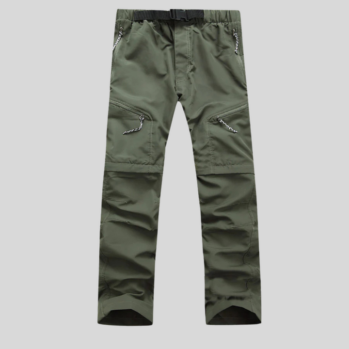 Pantaloni da trekking 2-in-1 per uomini – Stile rugged con funzione convertibile