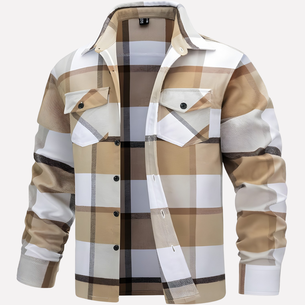 Camicia Flanella a Quadrati da Uomo