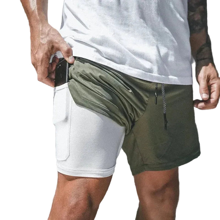 Shorts Sportivi 2-in-1 per Uomo