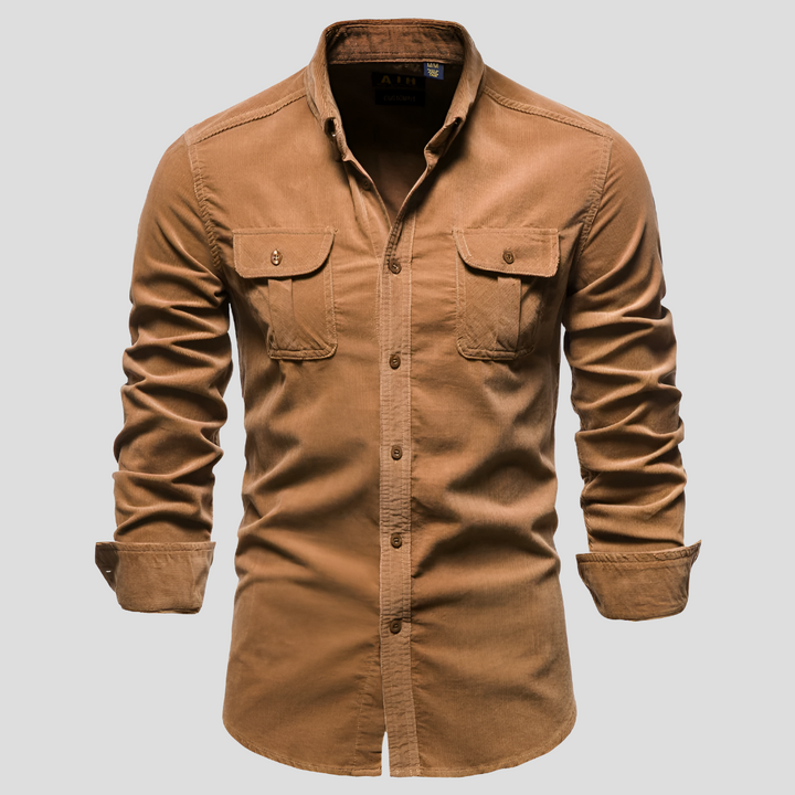 Maniche Lunghe in Corduroy per Uomini
