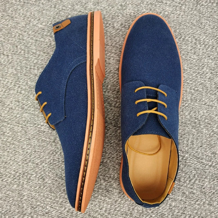Scarpe Oxford in pelle scamosciata ClassicStep: raffinata maestria artigianale per il gentiluomo moderno