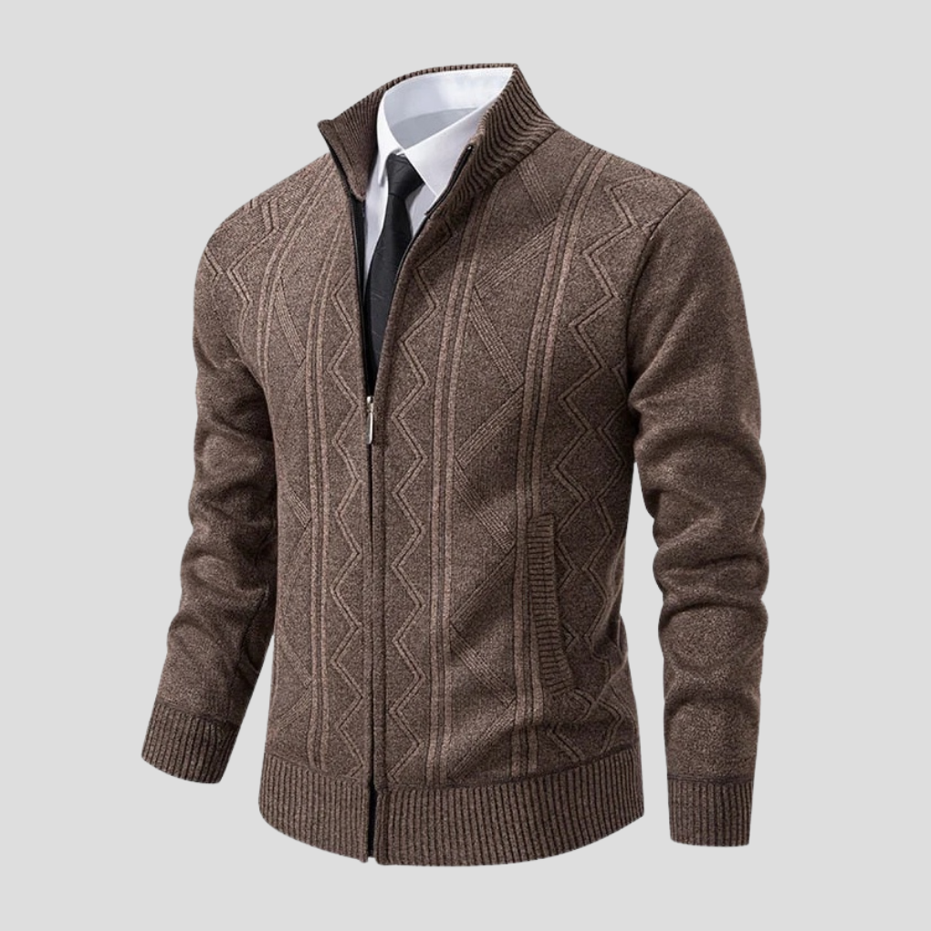 Cardigan da Uomo – Pezzo da Strato in Maglia