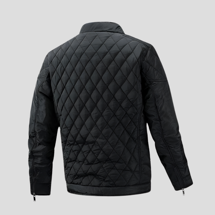 Giacca Quilted Transizionale Elegante per Uomini