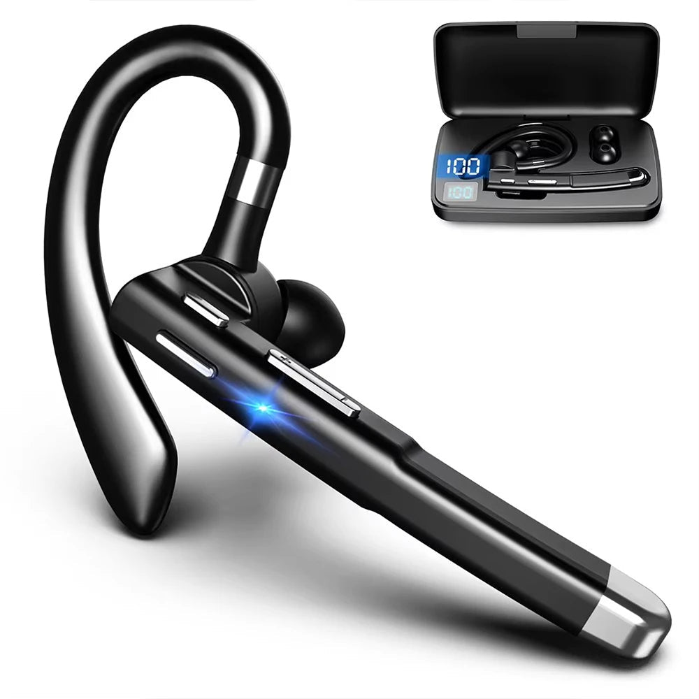 Cuffia Bluetooth BT5.3 ad un orecchio con cancellazione del rumore