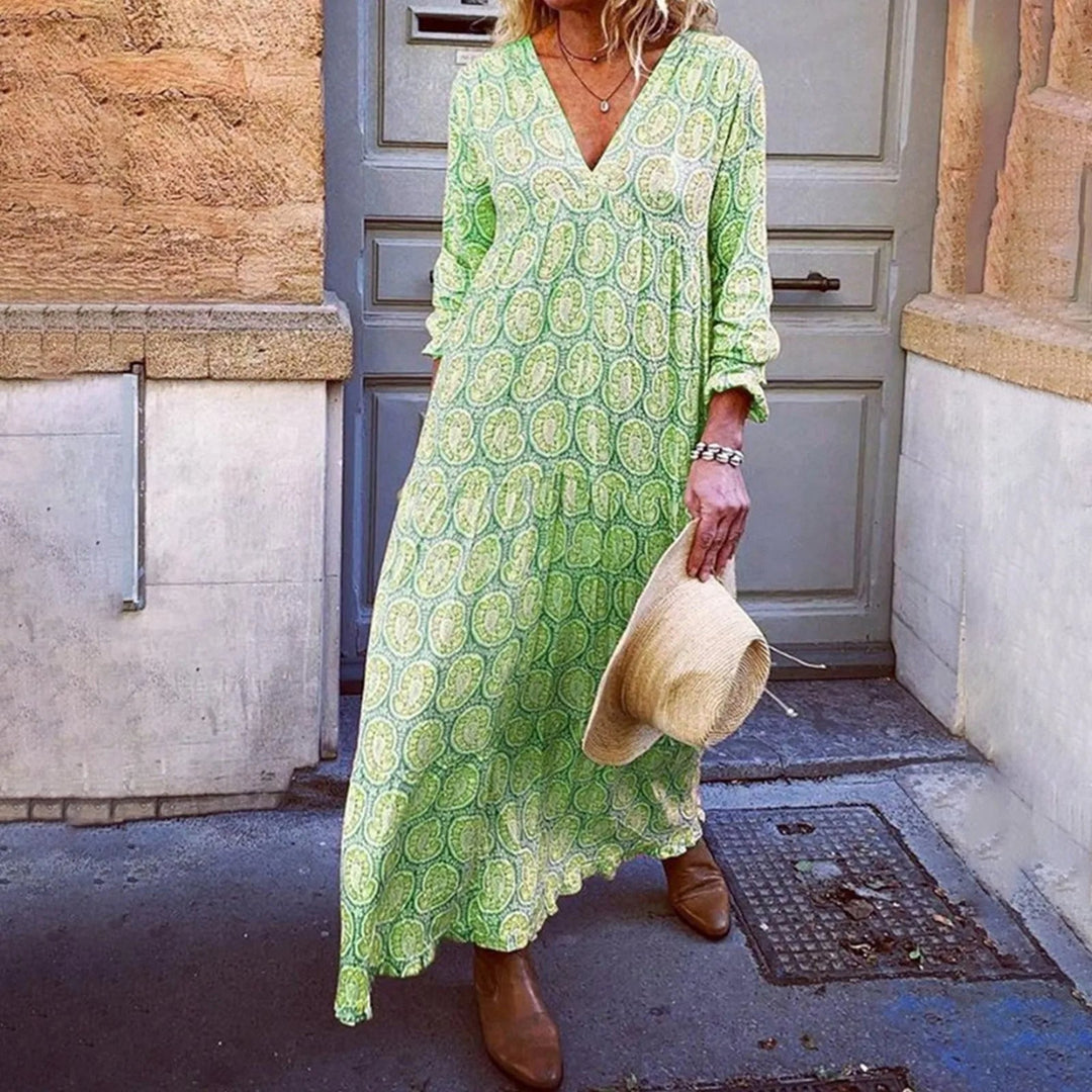 Abito Maxi Geometrico Bohowaves