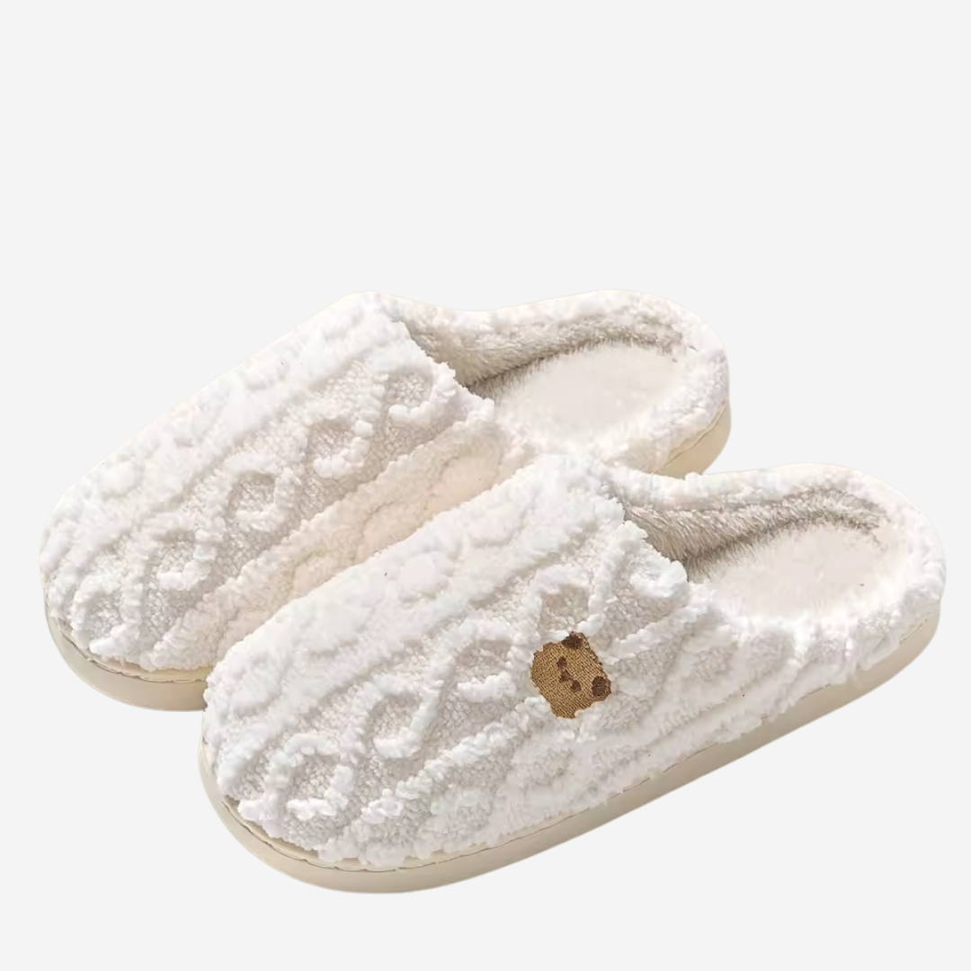 Calde pantofole morbide da donna