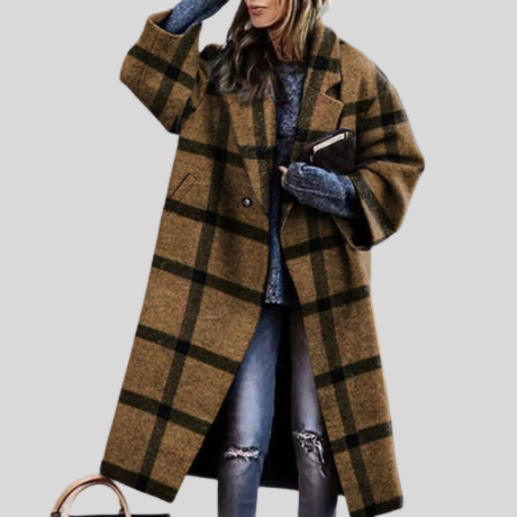 Cappotto Invernale Lungo da Donna – Karlina Pezzo Caldo a Strati