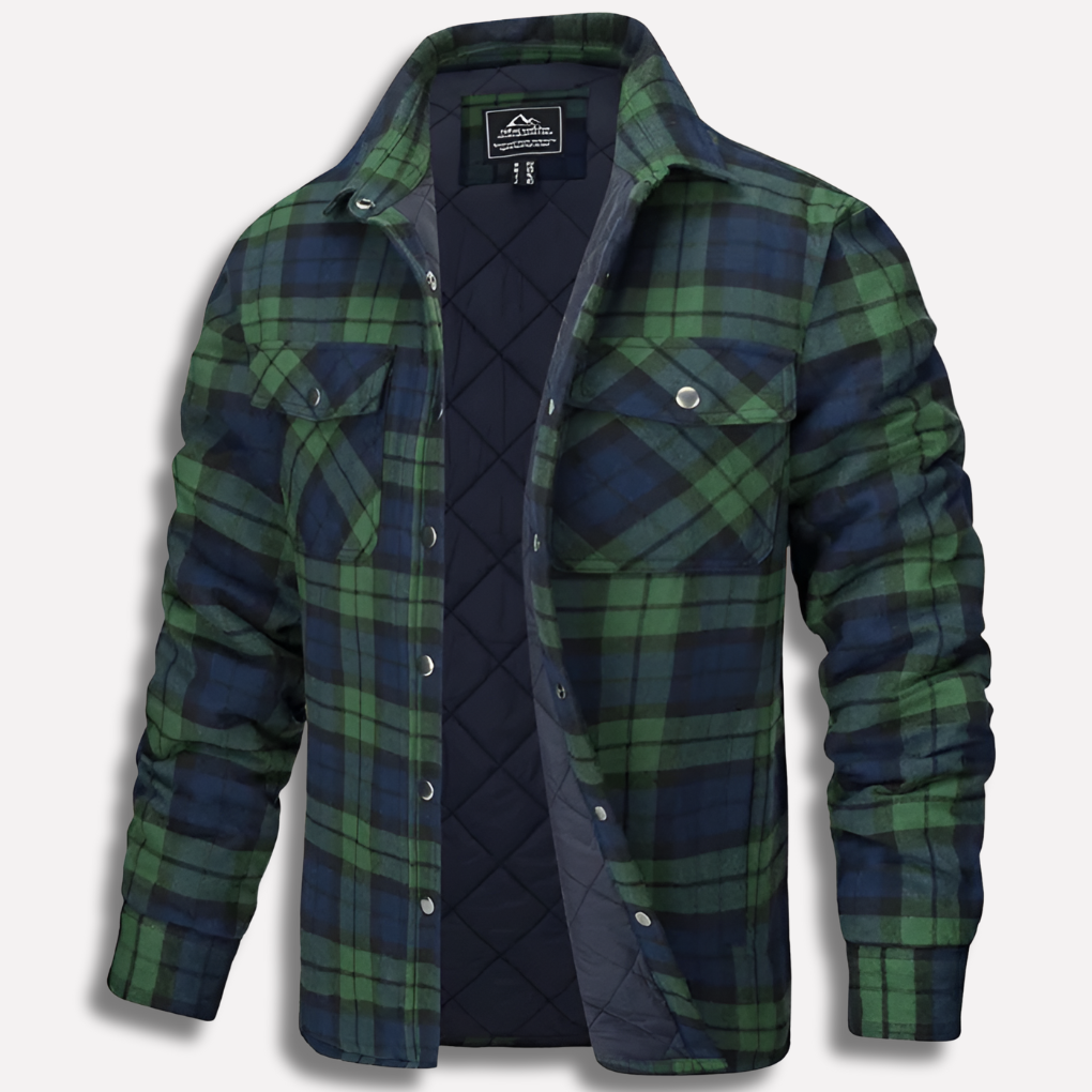 Camicia Flanella a Quadrati in Cotone da Boscaiolo
