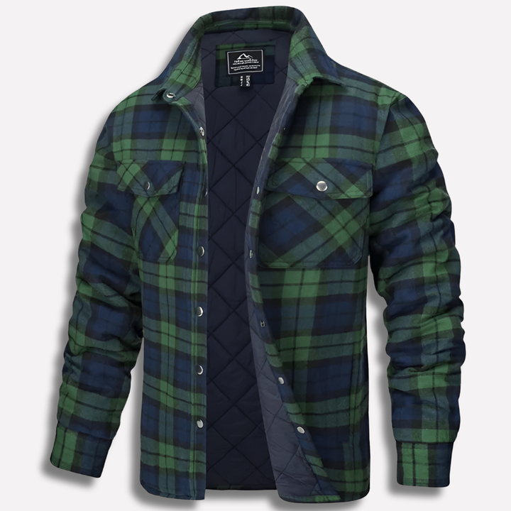 Camicia Flanella a Quadrati in Cotone da Boscaiolo