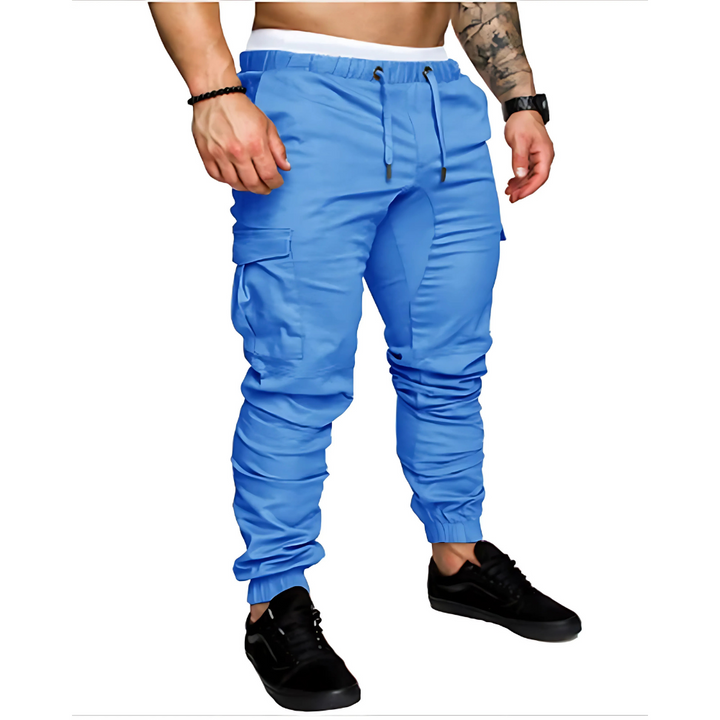 Pantaloni Jogging Cargo Multi-Tasche per Uomo