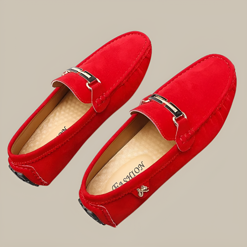Mocassini Slip-On in Suede per Uomini