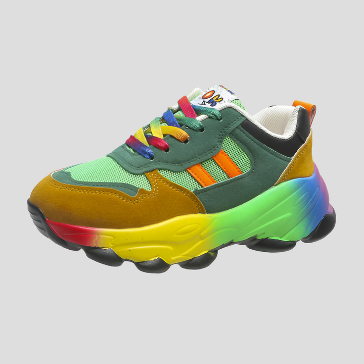Scarpe da ginnastica ortopediche colorate da donna