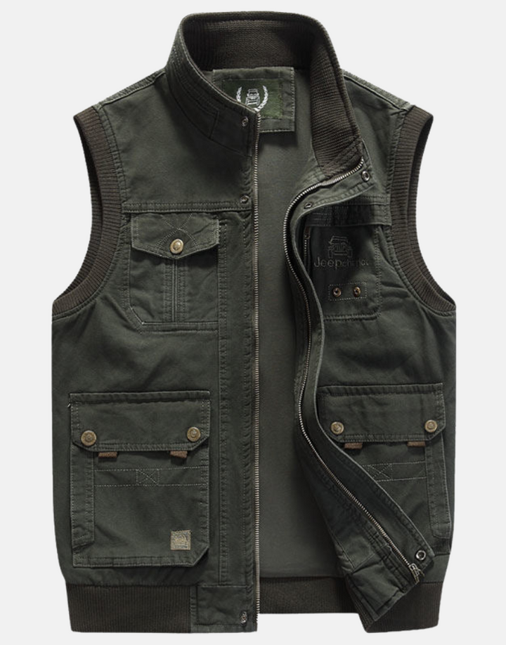 Gilet da lavoro da uomo con tasche multiple