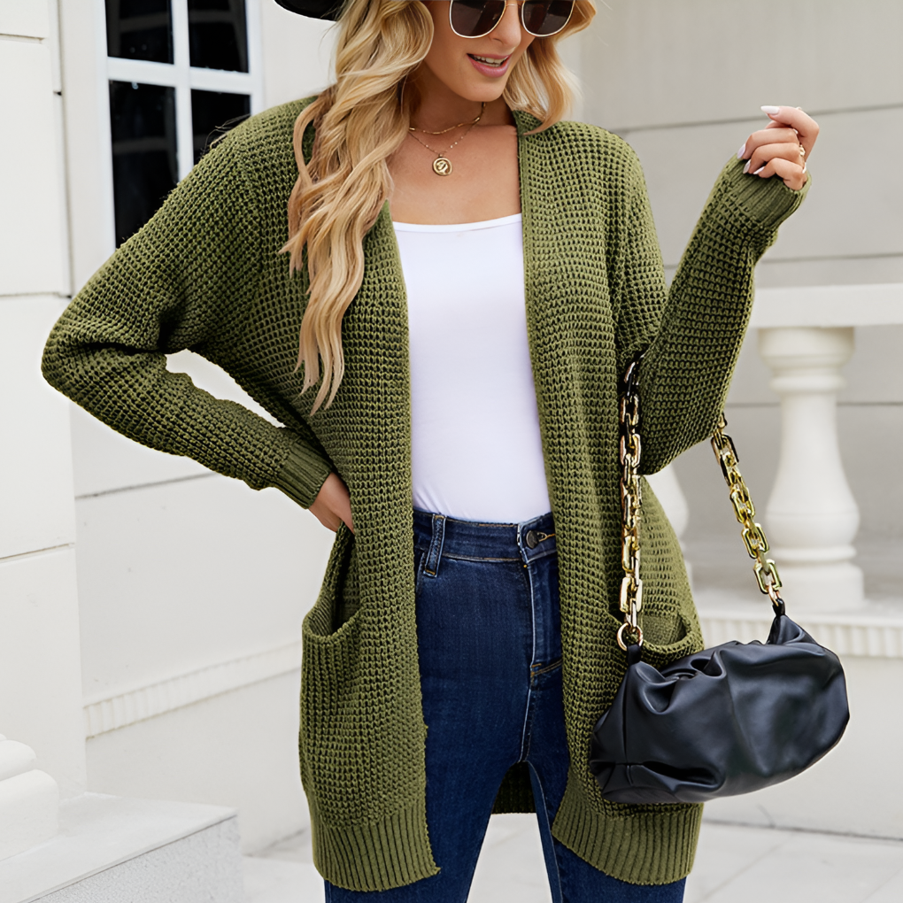 Cardigan a Maniche Lunghe per Donne | Stile Classico