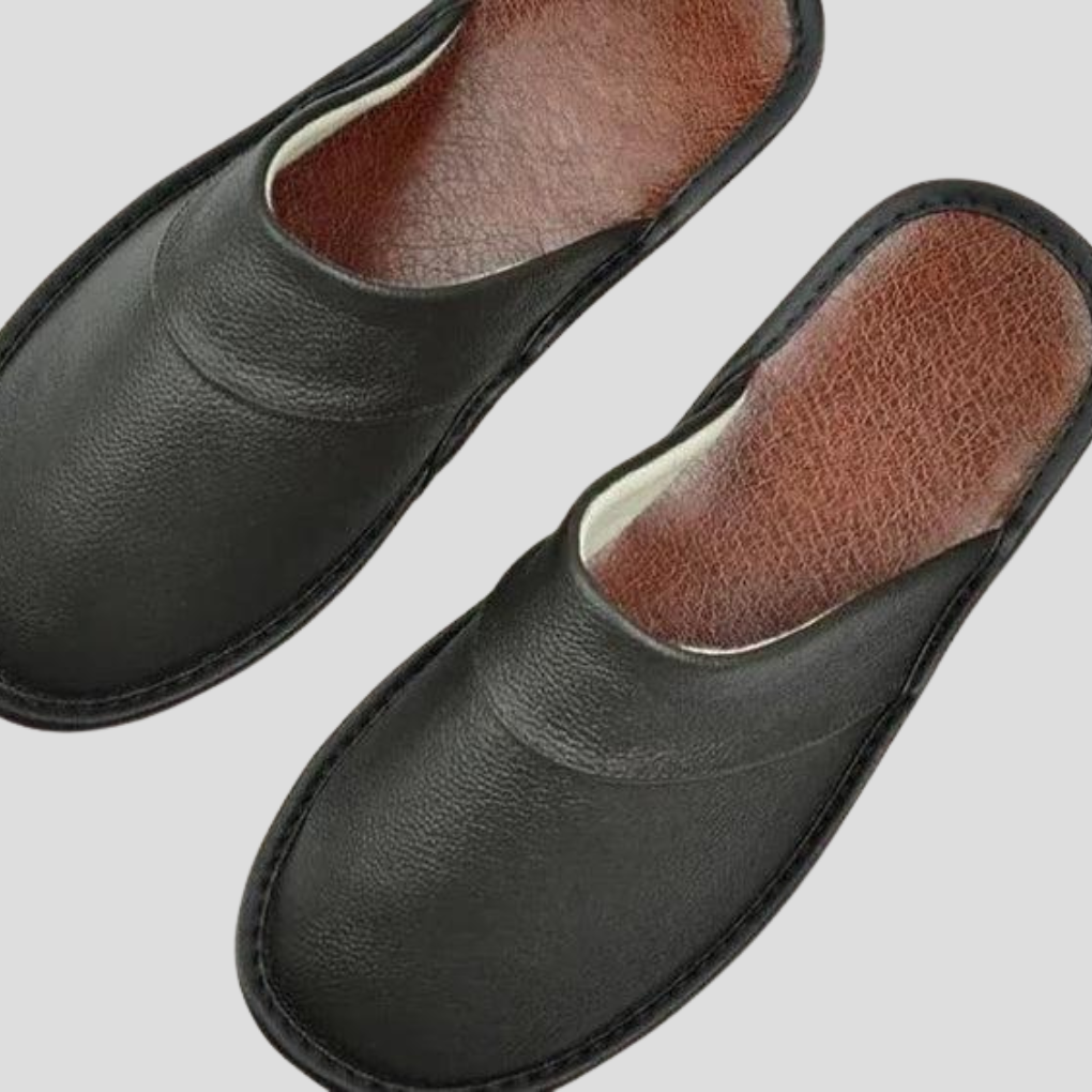 Pantofole in Pelle per Uomini