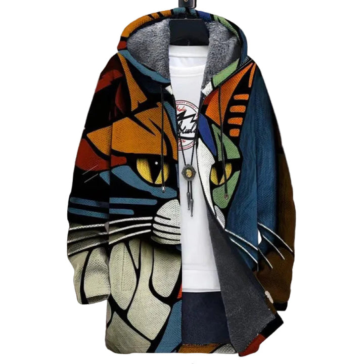 Giubbotto Retro Colorblock per Uomo