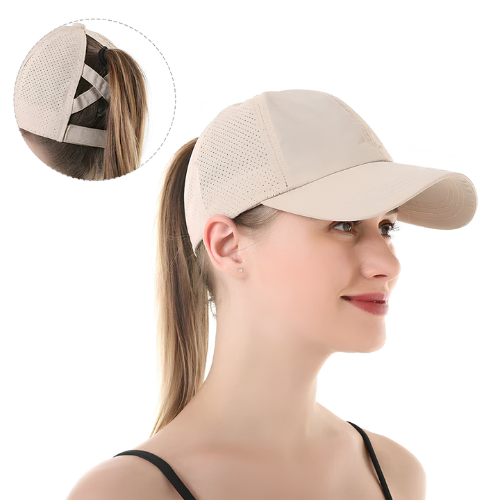 Cappello baseball sportivo in rete unisex traspirante con adattamento regolabile