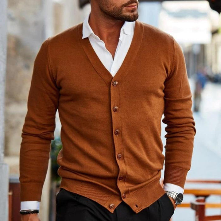 Cardigan in Cotone per Uomo in Stile Casual