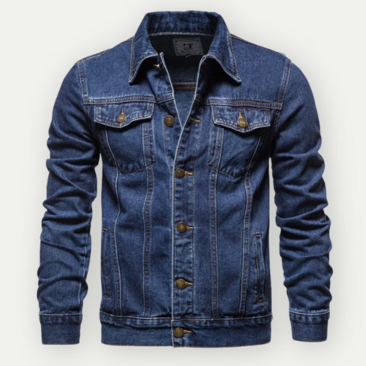 Giacca Trucker in Denim per Uomini