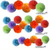 Set di Garland di Fiori di Carta e Palloncini da 24 Pezzi