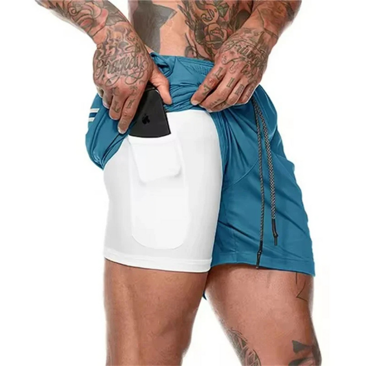 Shorts Sportivi 2-in-1 per Uomo