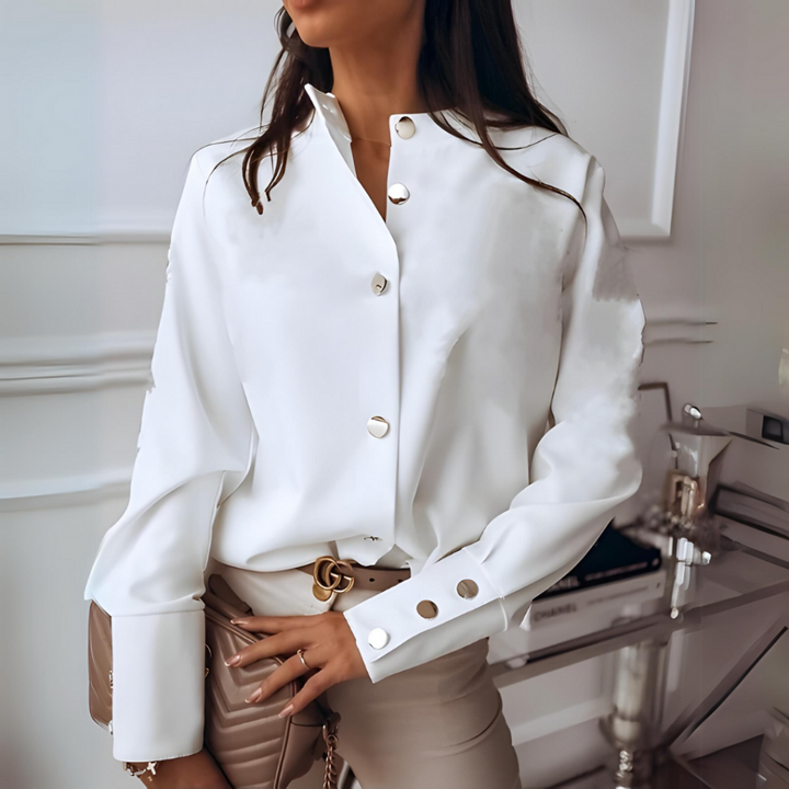 Camicia Donna con Bottoni – Stile Casual Quilted