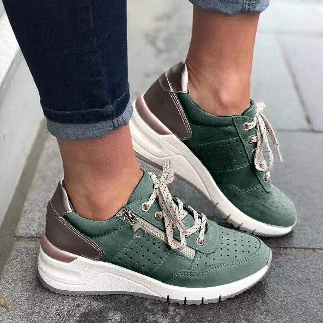 Sneakers alla moda con suola spessa da donna