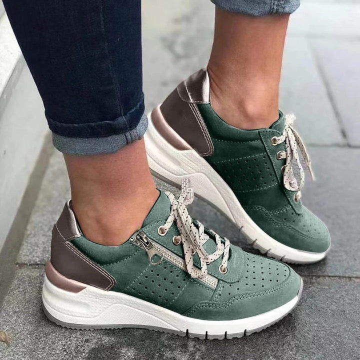 Sneakers alla moda con suola spessa da donna