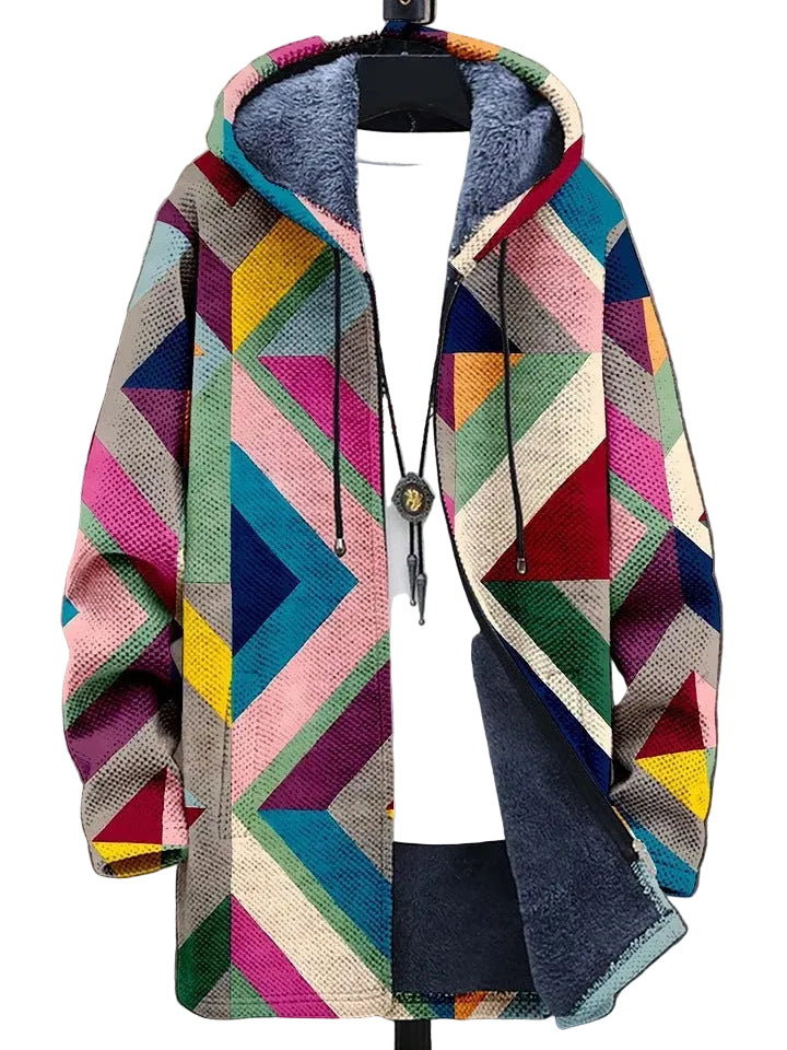 Giubbotto Retro Colorblock per Uomo