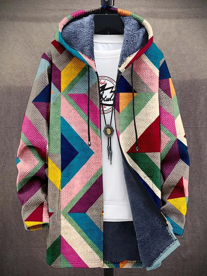 Milano – Gilet retrò a blocchi di colore da uomo