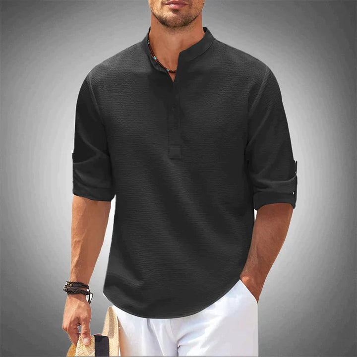 Maurice – Elegante camicia in lino per il gentiluomo moderno