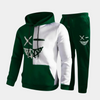 Set di Hoodie Grafico e Jogger per Uomini