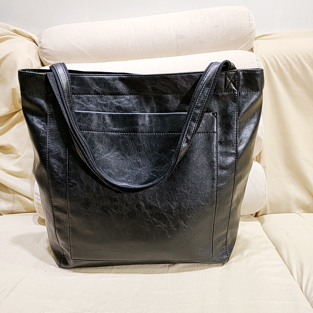 Borsa a mano in pelle morbida da donna