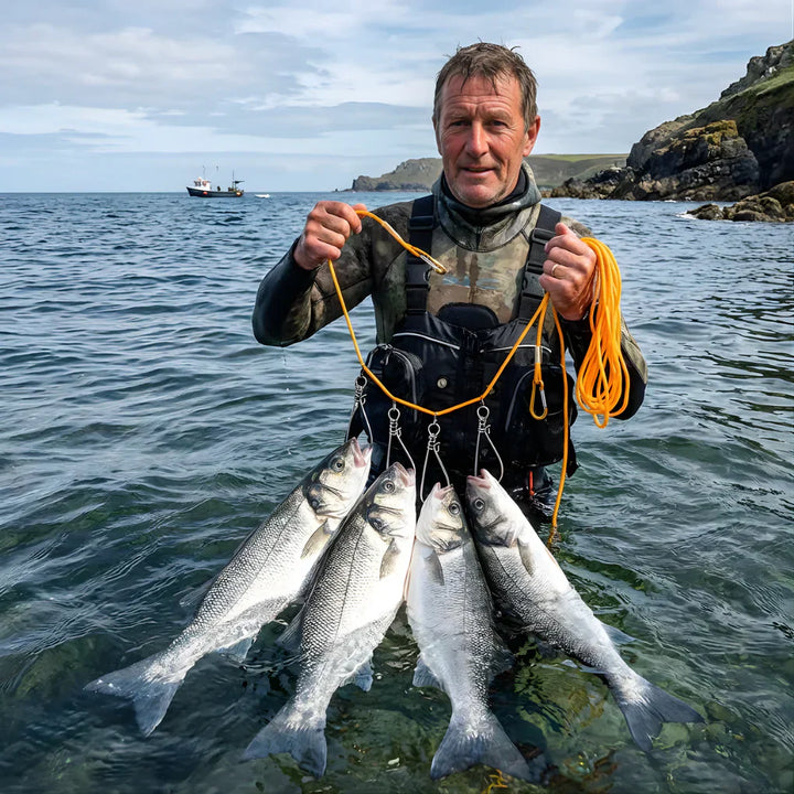 Blocco Pesce con Corda in Nylon