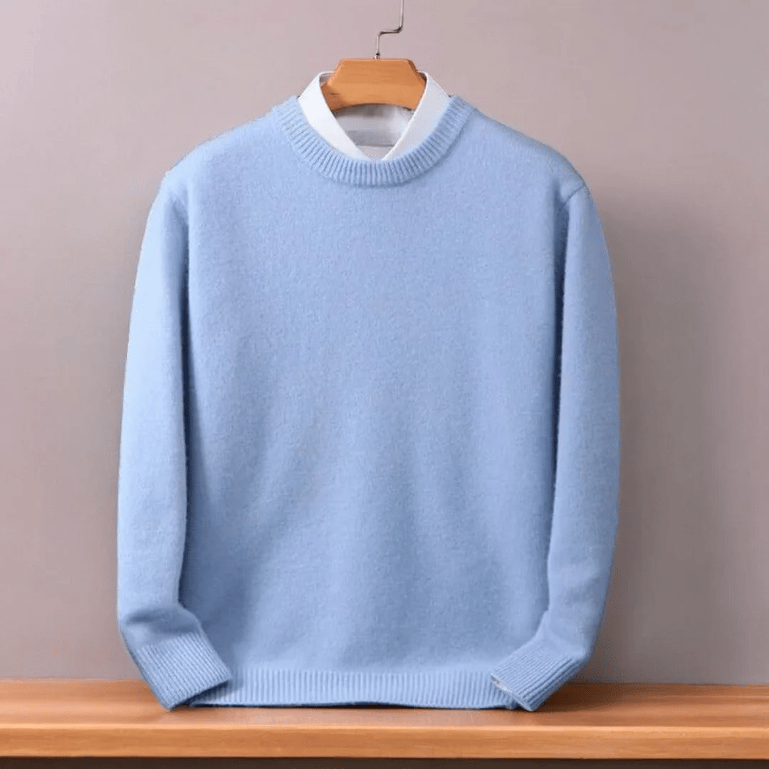 Maglione in lana fine oversize per uomini